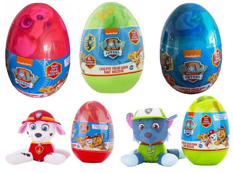 paw-patrol-create-your-own-bag-buddie-in-capsule-17cm-6-assorted - kopie